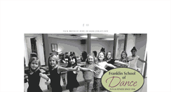 Desktop Screenshot of franklinschoolofdance.com